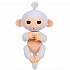 Интерактивная обезьянка Fingerlings – Шугар, белая, 12 см, звук  - миниатюра №8