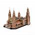 3D пазл из пенокартона – Собор Святого Иакова Испания, 101 деталь  - миниатюра №1