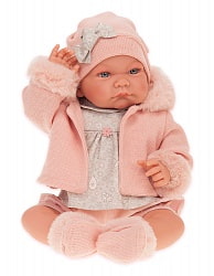 Кукла - Наталия в розовом, 40 см (Antonio Juans Munecas, 3378P)