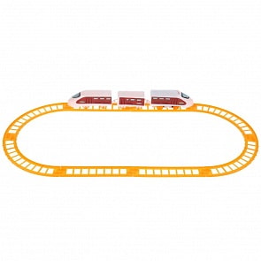 Железная дорога Скоростной поезд длина 140 см на батарейках (Играем вместе, 1909B025-R)