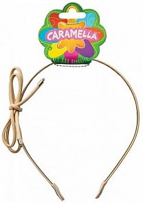 Ободок для волос с бантиком, бежевый (Росмэн, 26551ros)