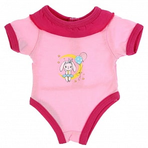 Одежда для кукол 40-42 см - Боди Зайчонок (Карапуз, OTF-2001B-RU)