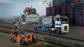 LEGO Technic. Контейнерный терминал (LEGO, 42062-L) 