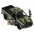 Модель военная Ford Ranger 12 см с пушкой двери и багажник открываются инерционная металлическая  - миниатюра №3
