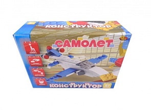 Конструктор - Самолет, 57 деталей (Abtoys, PT-00443)