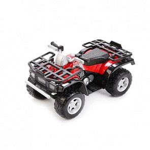 Металлический инерционный квадроцикл со световыми и звуковыми эффектами (Технопарк, FY889sim)