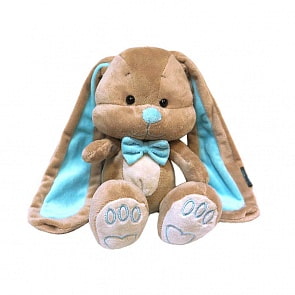 Мягкая игрушка - Зайчик Жак с бабочкой, 25 см. (Maxitoys, JL-014-25-КСО)
