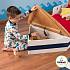Детская кровать – Яхта, с ящиком для белья  - миниатюра №4