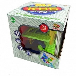 Куб интеллектуальный 3D, 72 барьера, в коробке (Abtoys, PT-01299)