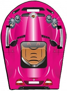 Ледянка Snow auto SLR MClaren, цвет розовый (RT, 6132RT)