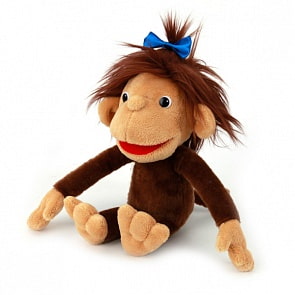 Озвученная мягкая игрушка - Мартышка, 28 см (Мульти-пульти, ST0036sim)