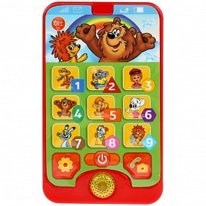 Телефончик со светом Песни В. Шаинского учим цифры формы и цвета со светом (Умка, HT881-R2)