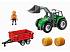Игровой набор – Ферма: Большой трактор с прицепом  - миниатюра №7