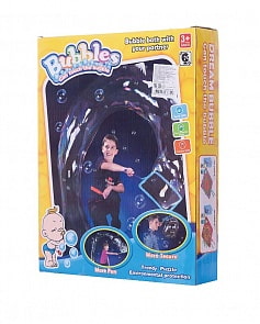 Мыльные пузыри - Гигантские, набор с 3-мя круглыми рамками, 2 флакона х 200 мл (Junfa Toys, 6688-B)