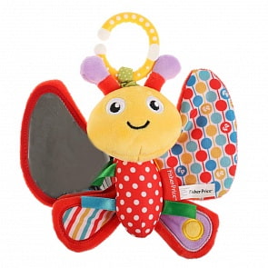 Большая подвеска Fisher Price Бабочка с зеркальцем и вибрацией (Умка, GH62734)