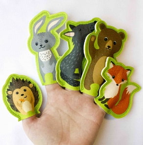 Кукольный пальчиковый театр - Лесные жители (Десятое королевство, 03947ДК)