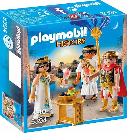 Игровой набор из серии Римляне и Египтяне: Цезарь и Клеопатра, с аксессуарами 