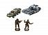 Набор из 2-х металлических моделей - Военная техника 7,5 см с 2-мя фигурками  - миниатюра №2