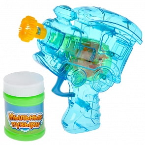 Пистолет для пускания мыльных пузырей механический 50 мл (Играем вместе, 1629780-R) (ассортимент)