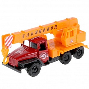 Кран Урал 12 см, металлический инерционный (Технопарк, SB-16-54-B-WB)