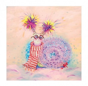 Мозаика из пайеток на холсте - Улиточка (Волшебная мастерская, МХ-29)