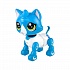 Интерактивная игрушка - Робо-котенок, бело-голубой, свет, звук, движение  - миниатюра №2