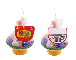 Юла с шариками, в сетке (Abtoys, PT-01060)