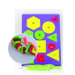 Шнуровка-сортер - Простые фигуры (El'BascoToys, 01-005)