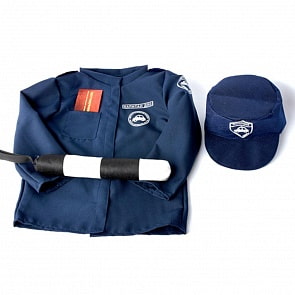 Набор ДПС: куртка, кепка, жезл, удостоверение, чехол, тремпель (Лидер, 96819)