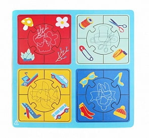 Развивающая игрушка: пазл большой - Найди силуэт (Тимбергрупп, IG0088)