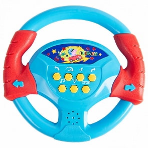 Интерактивный руль - Свинка Пеппа, свет и звук (Росмэн, 33655ros)