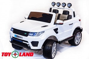 Электромобиль Джип Range Rover ХМХ 601 4х4 10А, белый, свет и звук (ToyLand, XMX601_4*4_белый)