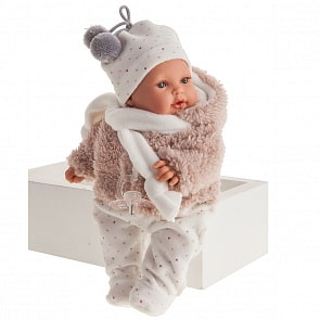 Кукла Аврора в розовом, озвученная, 27 см (Antonio Juans Munecas, 1119)