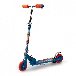 Складной двухколесный самокат Супер Крылья, рама 50% алюминий, нагрузка до 50 кг (Next, ST-ALU-SUWsim)