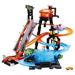 Hot Wheels® Сити - Невообразимая автомойка (Mattel, FTB67) - миниатюра