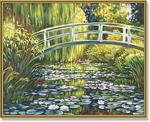 Набор для творчества – Рисуем картину Пруд, 40х50см (Schipper, 9130620)