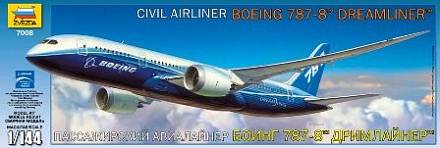 Сборная модель - Авиалайнер Боинг 787-8 