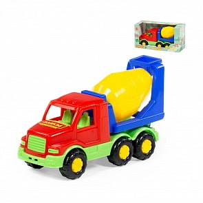 Автомобиль-бетоновоз Максик, в коробке (Полесье, 68309)