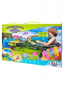 Бластер из серии Веселые забавы для снежков, водных бомбочек и мячей 3 в 1, 2 цвета (ABtoys, PT-00866)