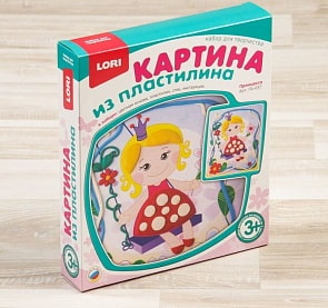 Набор для творчества – Картина из пластилина. Принцесса (Lori, Пк-037)
