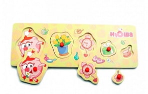 Игра - Секретики Нюши (Мир деревянных игрушек, Р296)