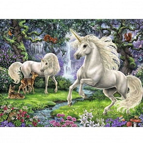 Пазл - Сказочные единороги XXL, 200 деталей (Ravensburger, 12838)