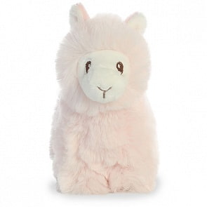 Мягкая игрушка – Лама, розовая, 15 см (Aurora, 180524B)