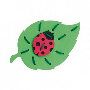 Конструктор мягкий: Божья коровка Шнуровка (Фантазёр, 103005)