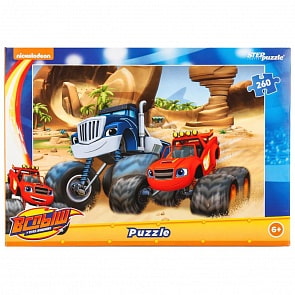 Пазлы – Вспыш и Чудо-машинки, 260 деталей (Step Puzzle, 95076)