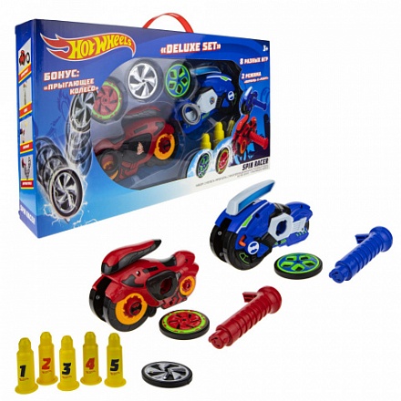 Игровой набор Hot Wheels Spin Racer Deluxe Set 