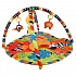 Детский игровой коврик – Джунгли, с подушкой и мягкими игрушками на подвеске  - миниатюра №1
