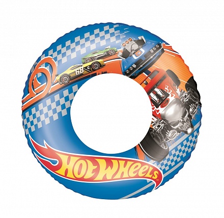 Надувной круг Hot Wheels, 56 см от 3-6 лет 