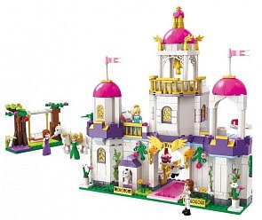 Конструктор с фигурками и аксессуарами - Замок принцессы, 587 деталей (Enlighten Brick, BRICK2610 (9)