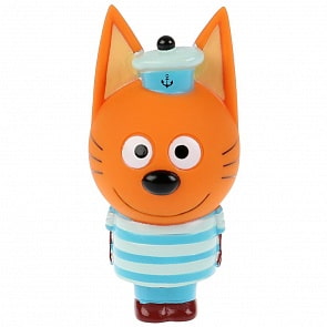 Игрушка пластизоль для ванны Капитошка - Три Кота - Коржик (Играем вместе, ST-FT1808)